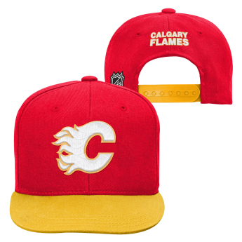 Calgary Flames dětská čepice flat kšiltovka 2 Tone Flatbrim Snap