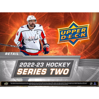 NHL boxy hokejové karty NHL 2022-23 Upper Deck Series 2 Retail Box