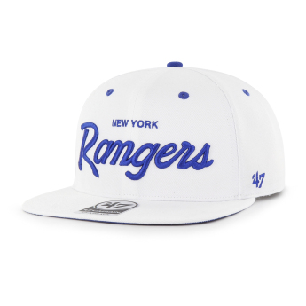 New York Rangers čepice flat kšiltovka Crosstown Pop 47 CAPTAIN NHL white