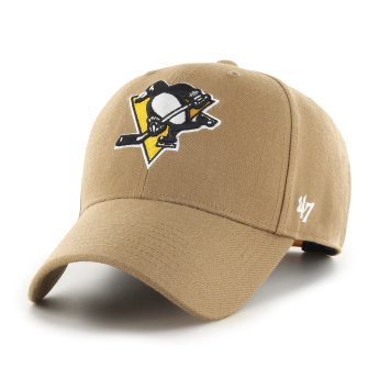 Pittsburgh Penguins čepice baseballová kšiltovka 47 MVP SNAPBACK NHL camel beige