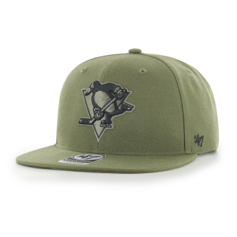 Pittsburgh Penguins čepice flat kšiltovka Ballpark Camo 47 CAPTAIN NHL green