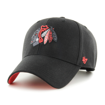 Chicago Blackhawks čepice baseballová kšiltovka Sure Shot Snapback 47 MVP NHL black