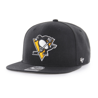Pittsburgh Penguins čepice flat kšiltovka No Shot 47 CAPTAIN NHL black