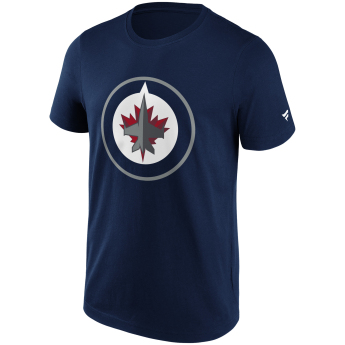 Winnipeg Jets pánské tričko Primary Logo Graphic navy