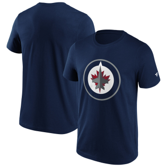 Winnipeg Jets pánské tričko Primary Logo Graphic navy