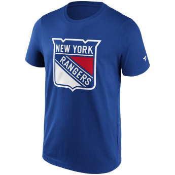 New York Rangers pánské tričko Primary Logo Graphic blue