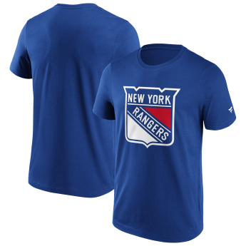 New York Rangers pánské tričko Primary Logo Graphic blue