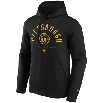 Pittsburgh Penguins pánská mikina s kapucí College Stamp Hoodie black