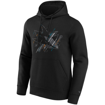 San Jose Sharks pánská mikina s kapucí Etch Hoodie black