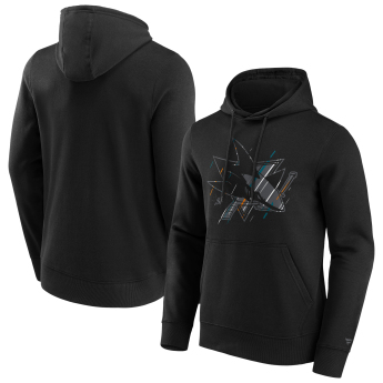 San Jose Sharks pánská mikina s kapucí Etch Hoodie black