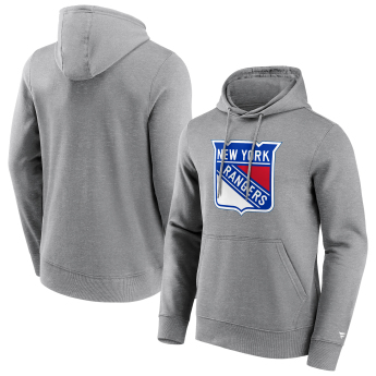 New York Rangers pánská mikina s kapucí Primary Logo Graphic Hoodie grey