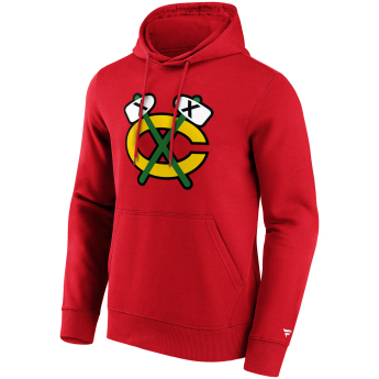 Chicago Blackhawks pánská mikina s kapucí Primary Logo Graphic Hoodie red