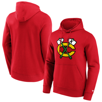 Chicago Blackhawks pánská mikina s kapucí Primary Logo Graphic Hoodie red