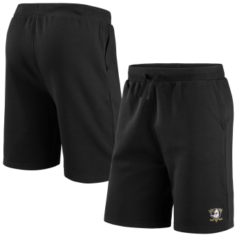 Anaheim Ducks pánské kraťasy Primary Logo Graphic Sweat Short black