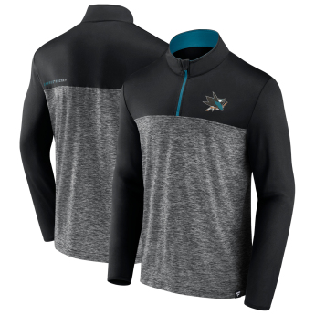 San Jose Sharks pánská mikina Iconic Defender 1/4 Zip