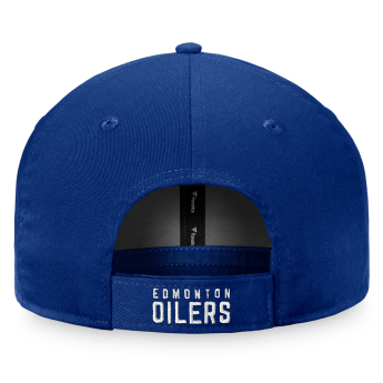 Edmonton Oilers čepice baseballová kšiltovka Core Structured Adjustable blue