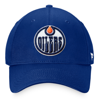 Edmonton Oilers čepice baseballová kšiltovka Core Structured Adjustable blue