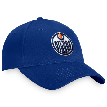 Edmonton Oilers čepice baseballová kšiltovka Core Structured Adjustable blue