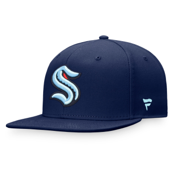 Seattle Kraken čepice flat kšiltovka Core Snapback blue