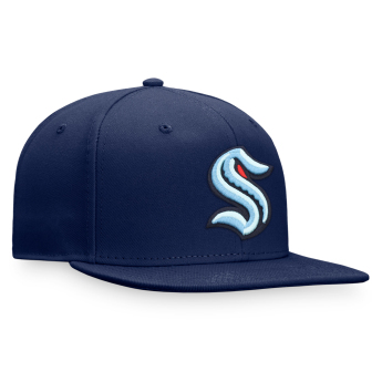 Seattle Kraken čepice flat kšiltovka Core Snapback blue