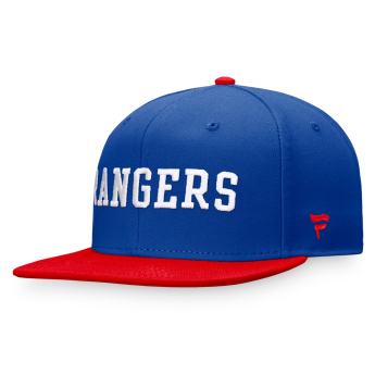New York Rangers čepice flat kšiltovka Iconic Color Blocked Snapback BR