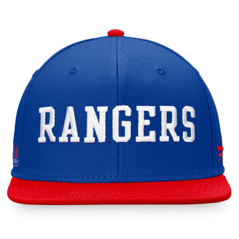 New York Rangers čepice flat kšiltovka Iconic Color Blocked Snapback BR