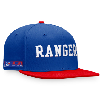 New York Rangers čepice flat kšiltovka Iconic Color Blocked Snapback BR