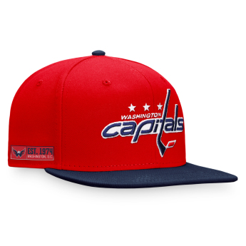 Washington Capitals čepice flat kšiltovka Iconic Color Blocked Snapback RB