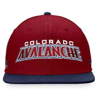 Colorado Avalanche čepice flat kšiltovka Iconic Color Blocked Snapback RN