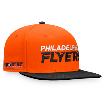 Philadelphia Flyers čepice flat kšiltovka Iconic Color Blocked Snapback OB