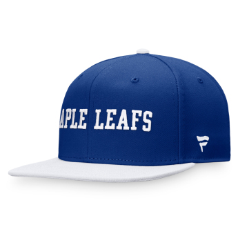 Toronto Maple Leafs čepice flat kšiltovka Iconic Color Blocked Snapback BW