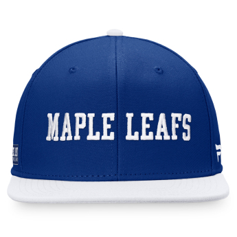 Toronto Maple Leafs čepice flat kšiltovka Iconic Color Blocked Snapback BW