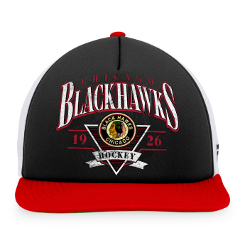 Chicago Blackhawks čepice flat kšiltovka True Classic Foam Front Trucker