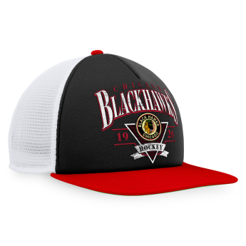 Chicago Blackhawks čepice flat kšiltovka True Classic Foam Front Trucker