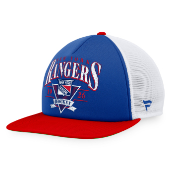 New York Rangers čepice flat kšiltovka True Classic Foam Front Trucker