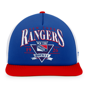 New York Rangers čepice flat kšiltovka True Classic Foam Front Trucker