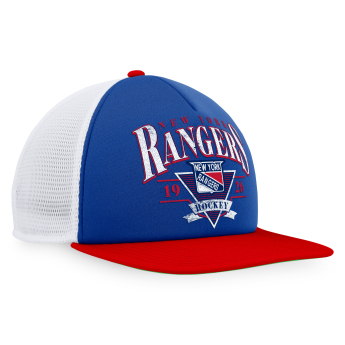 New York Rangers čepice flat kšiltovka True Classic Foam Front Trucker