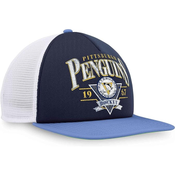 Pittsburgh Penguins čepice flat kšiltovka True Classic Foam Front Trucker