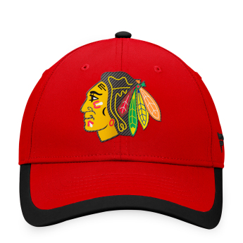 Chicago Blackhawks čepice baseballová kšiltovka Defender Structured Adjustable red