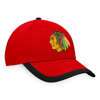 Chicago Blackhawks čepice baseballová kšiltovka Defender Structured Adjustable red