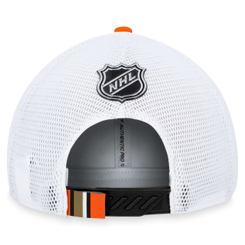 Anaheim Ducks čepice baseballová kšiltovka Draft 2023 Podium Trucker Adjustable Authentic Pro