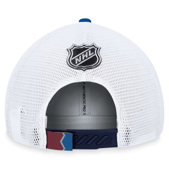 Colorado Avalanche čepice baseballová kšiltovka Draft 2023 Podium Trucker Adjustable Authentic Pro