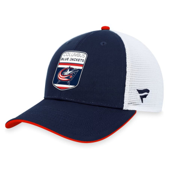 Columbus Blue Jackets čepice baseballová kšiltovka Draft 2023 Podium Trucker Adjustable Authentic Pro