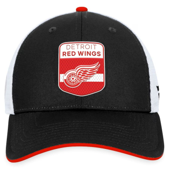 Detroit Red Wings čepice baseballová kšiltovka Draft 2023 Podium Trucker Adjustable Authentic Pro