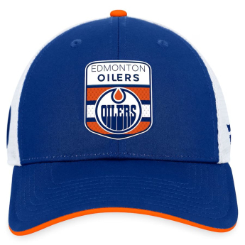 Edmonton Oilers čepice baseballová kšiltovka Draft 2023 Podium Trucker Adjustable Authentic Pro