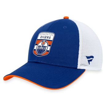 Edmonton Oilers čepice baseballová kšiltovka Draft 2023 Podium Trucker Adjustable Authentic Pro