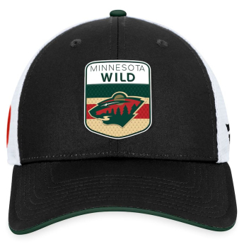 Minnesota Wild čepice baseballová kšiltovka Draft 2023 Podium Trucker Adjustable Authentic Pro
