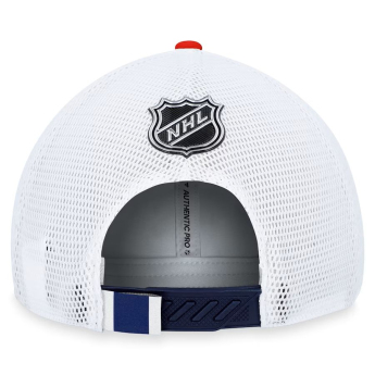 Montreal Canadiens čepice baseballová kšiltovka Draft 2023 Podium Trucker Adjustable Authentic Pro