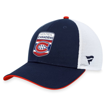Montreal Canadiens čepice baseballová kšiltovka Draft 2023 Podium Trucker Adjustable Authentic Pro