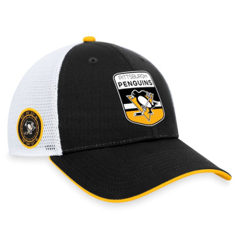 Pittsburgh Penguins čepice baseballová kšiltovka Draft 2023 Podium Trucker Adjustable Authentic Pro